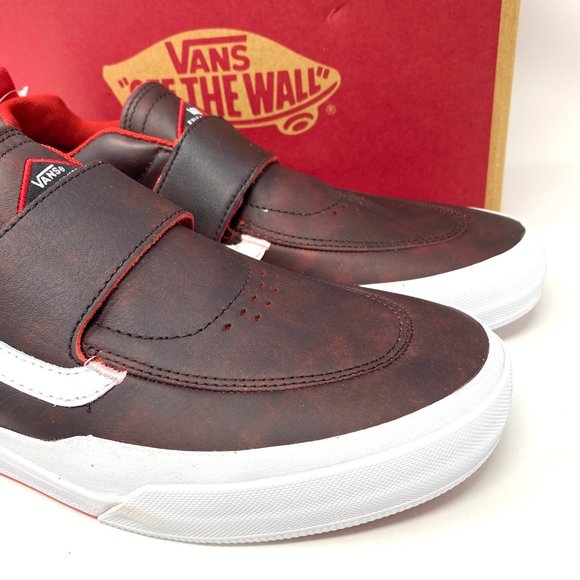 💖MEGA SALE💖VANS Women's  VN0A4UW3REB Kyle Walker Pro Red Leather Skate Low - Picture 9 of 12